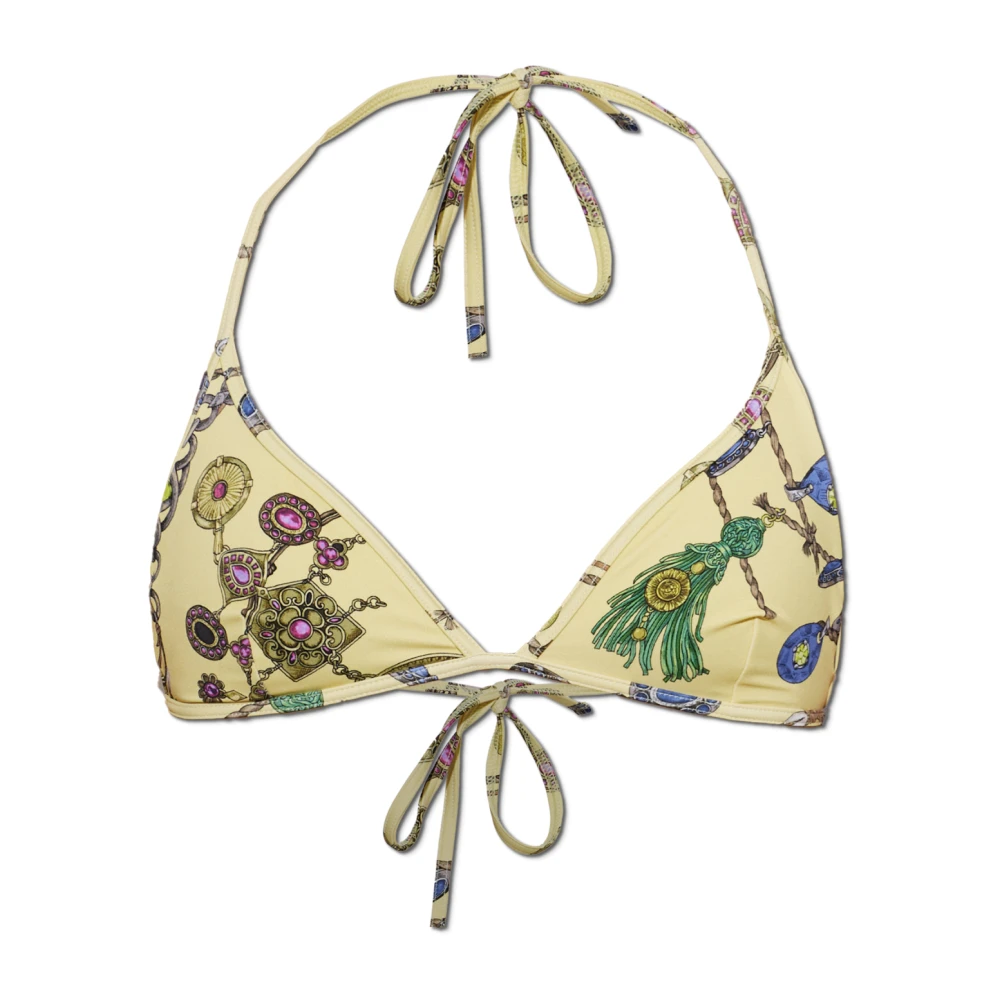 Versace Donna Beige - Top Bikini Stampato - Swimwear - L - Immagine 2