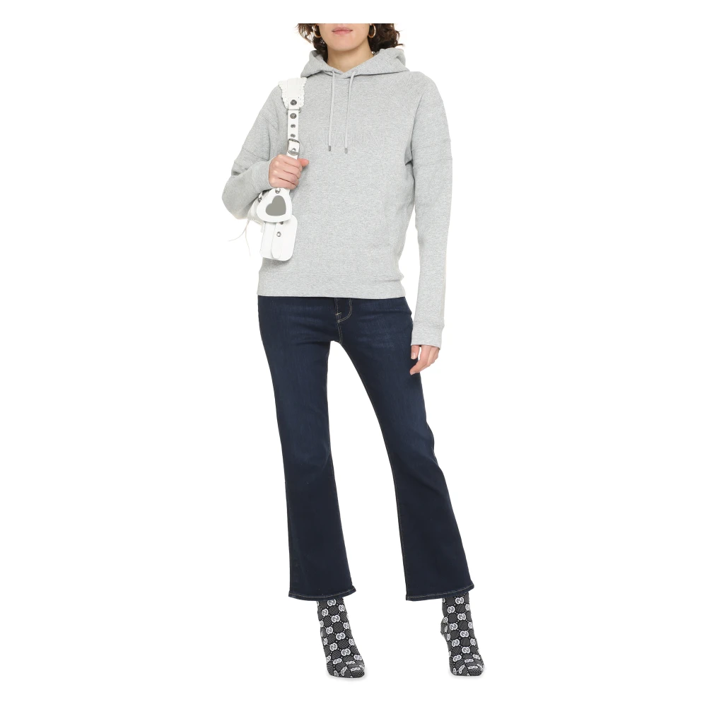 Saint Laurent Hoodie Gray Dames