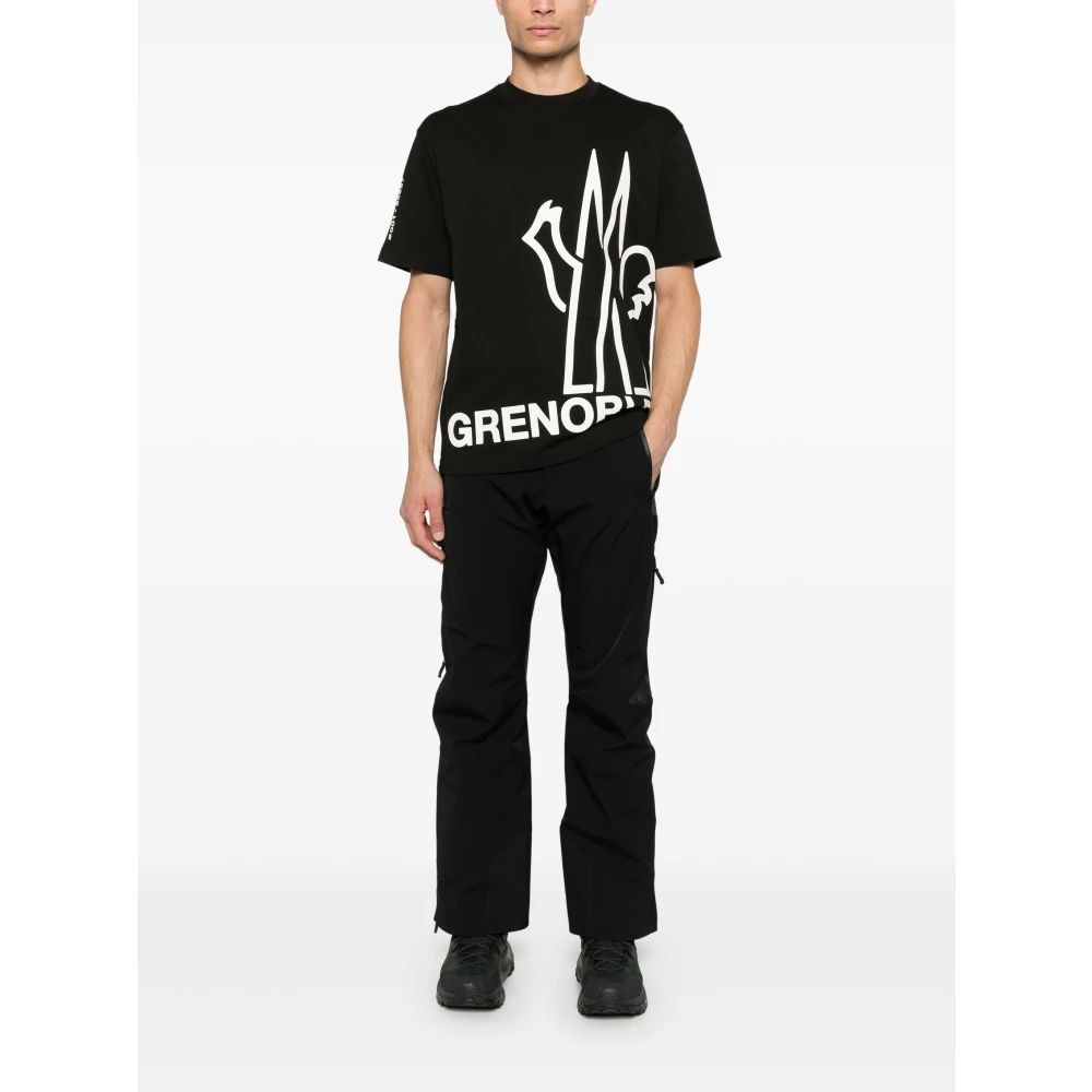 Moncler Zwarte alpine skibroek Black Heren