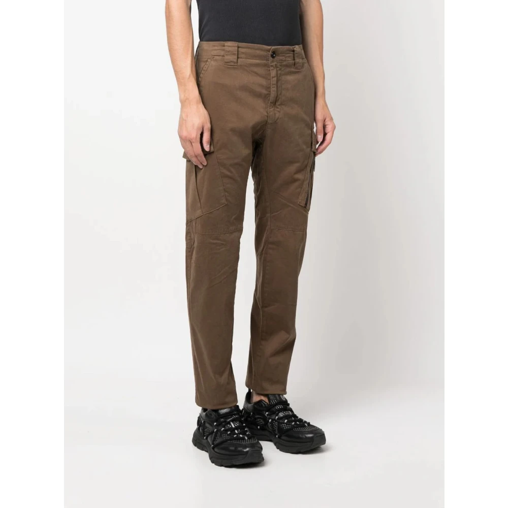 C.P. Company Cargo Broek met Ergonomische Pasvorm Brown Heren