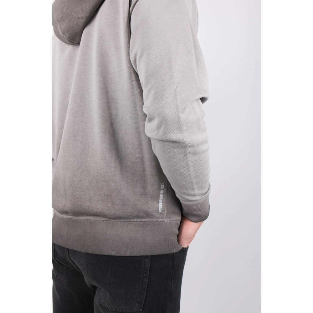 drykorn Grijze Zip-Through Sweatshirt voor Vrouwen Gray Heren