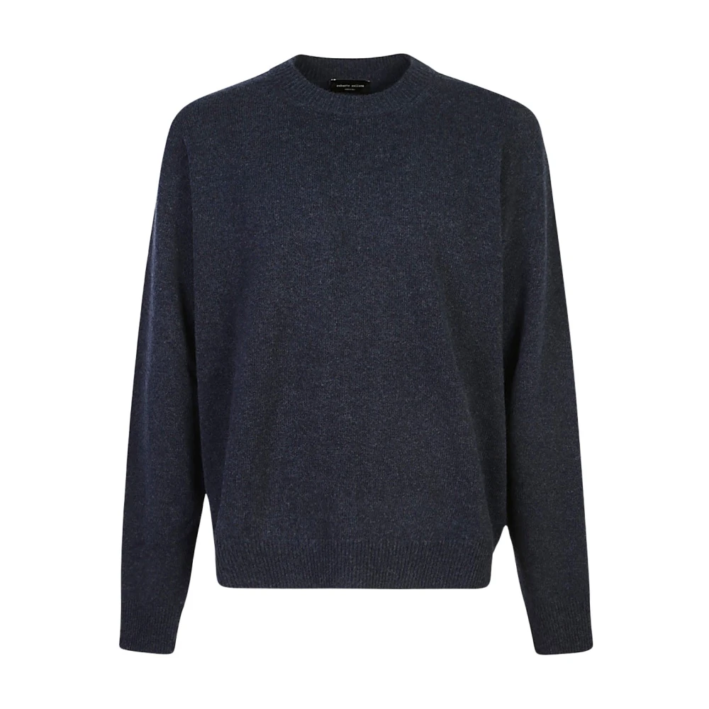 Roberto Collina Blauwe Sweaters voor Mannen Blue Heren