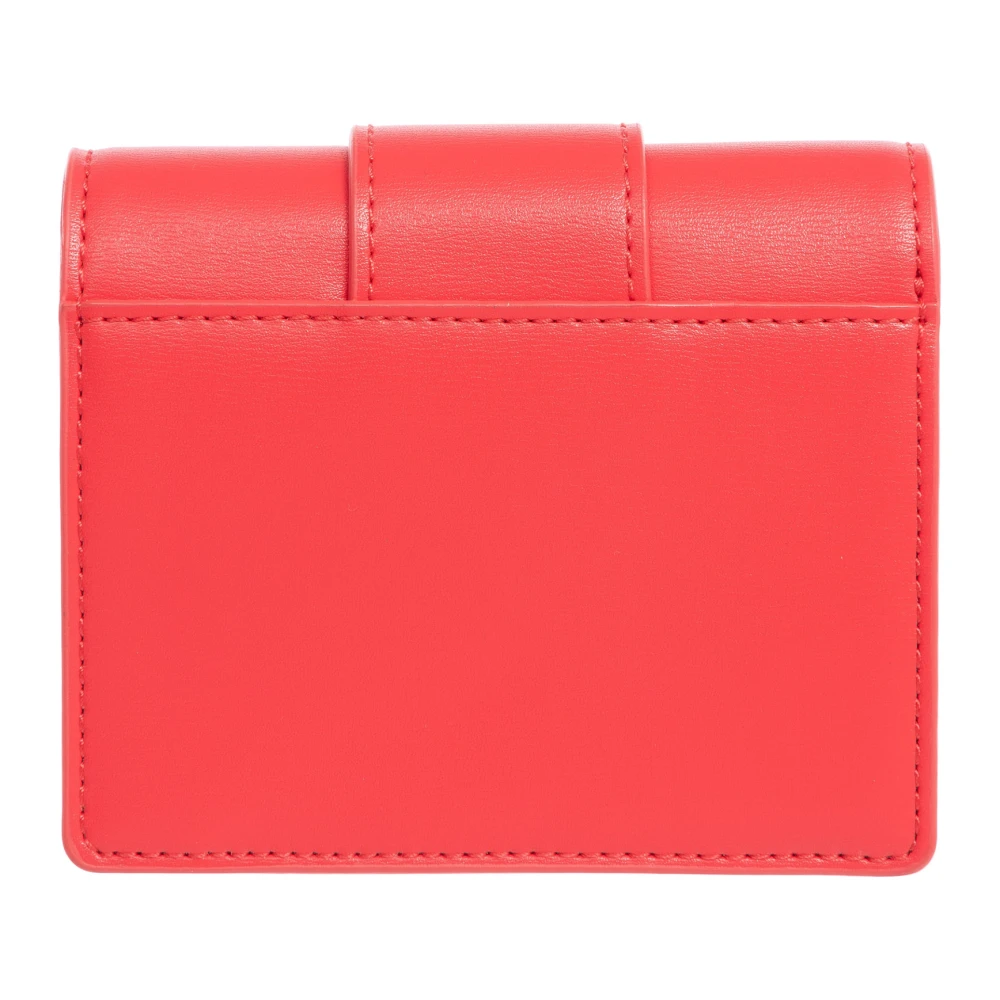 Armani Exchange Portemonnee met knoopsluiting en logo Red Dames