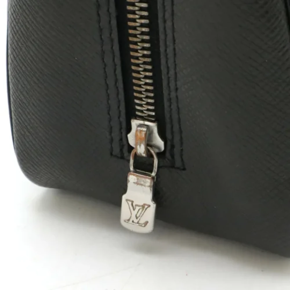 Louis Vuitton Vintage Pre-owned Leather travel-bags Black Dames