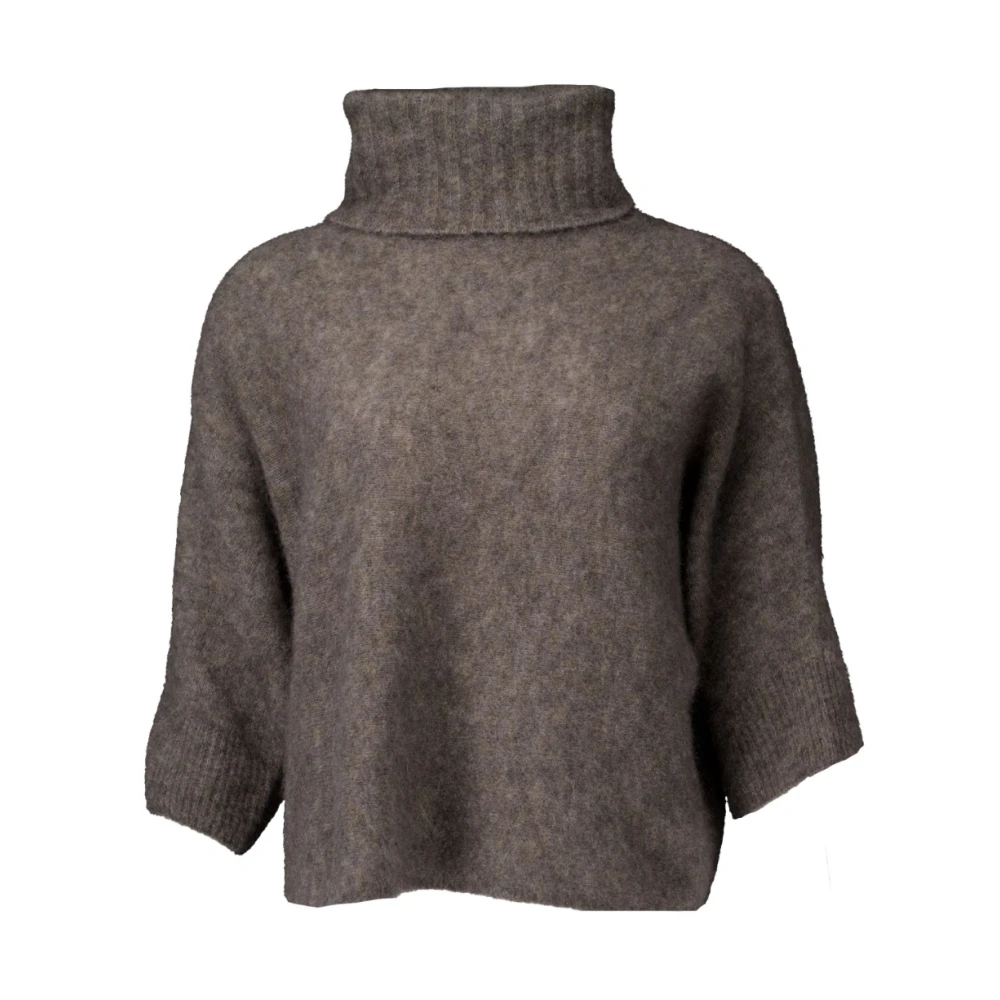 No man's land Grijze Sweaters Gray Dames