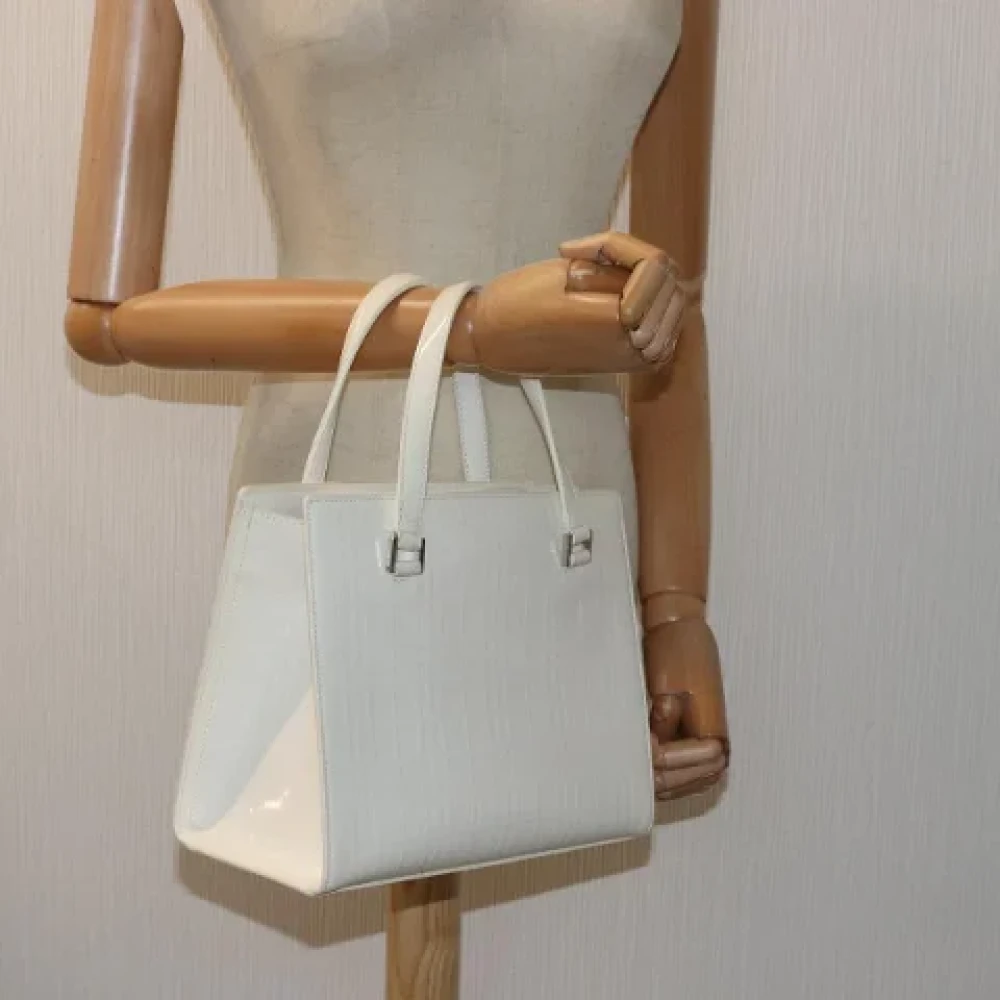 Burberry Vintage Pre-owned Leather handbags White Dames