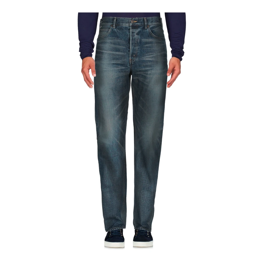 Celine Blauwe Denim Jeans Aw22 Blue Heren