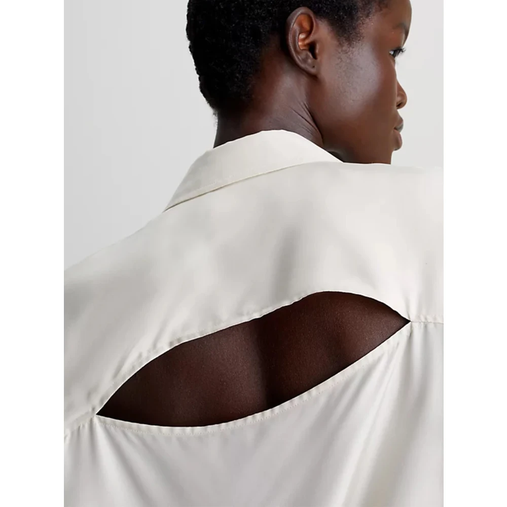 Calvin Klein Blouses Shirts Gray Dames