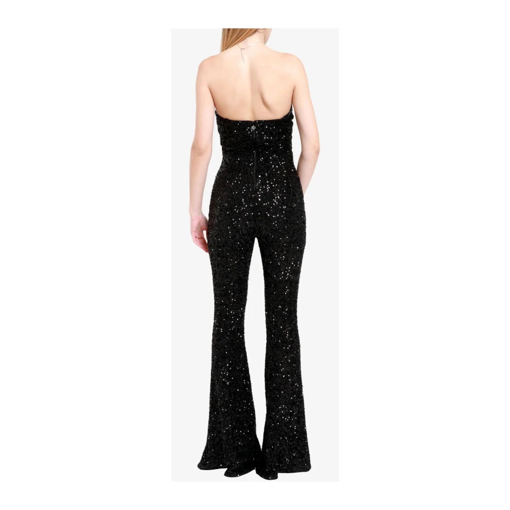 Aniye By Zwart Paillet Strapless Wijde Broek Black Dames
