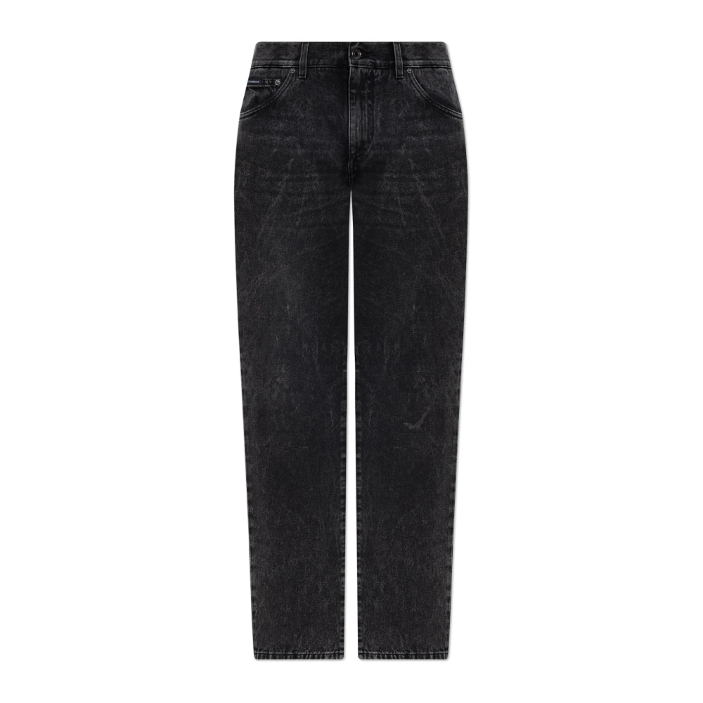 Dolce & Gabbana Men's Black Classic Jeans