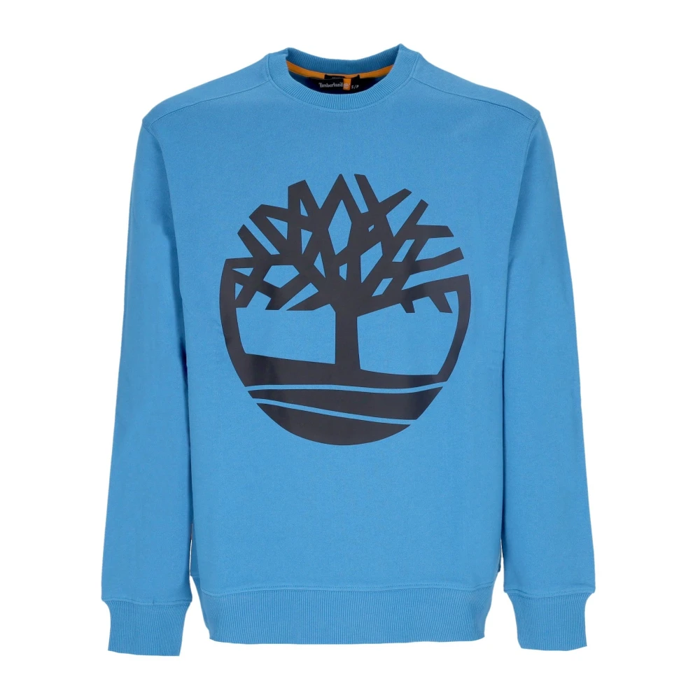 Timberland Men's Blue Sweatshirts, Xl, Core Logo Crewneck Sweatshirt