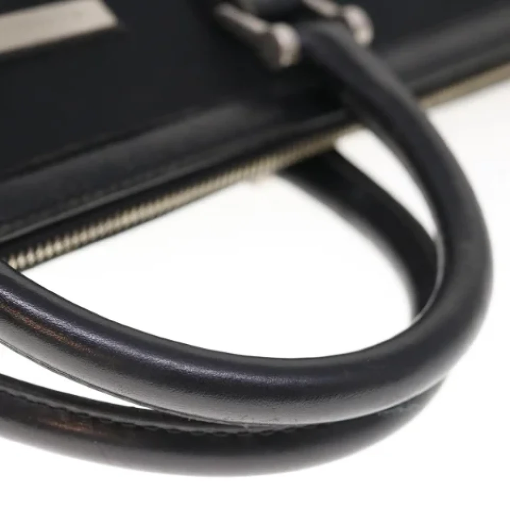 Burberry Vintage Pre-owned Nylon handbags Black Dames