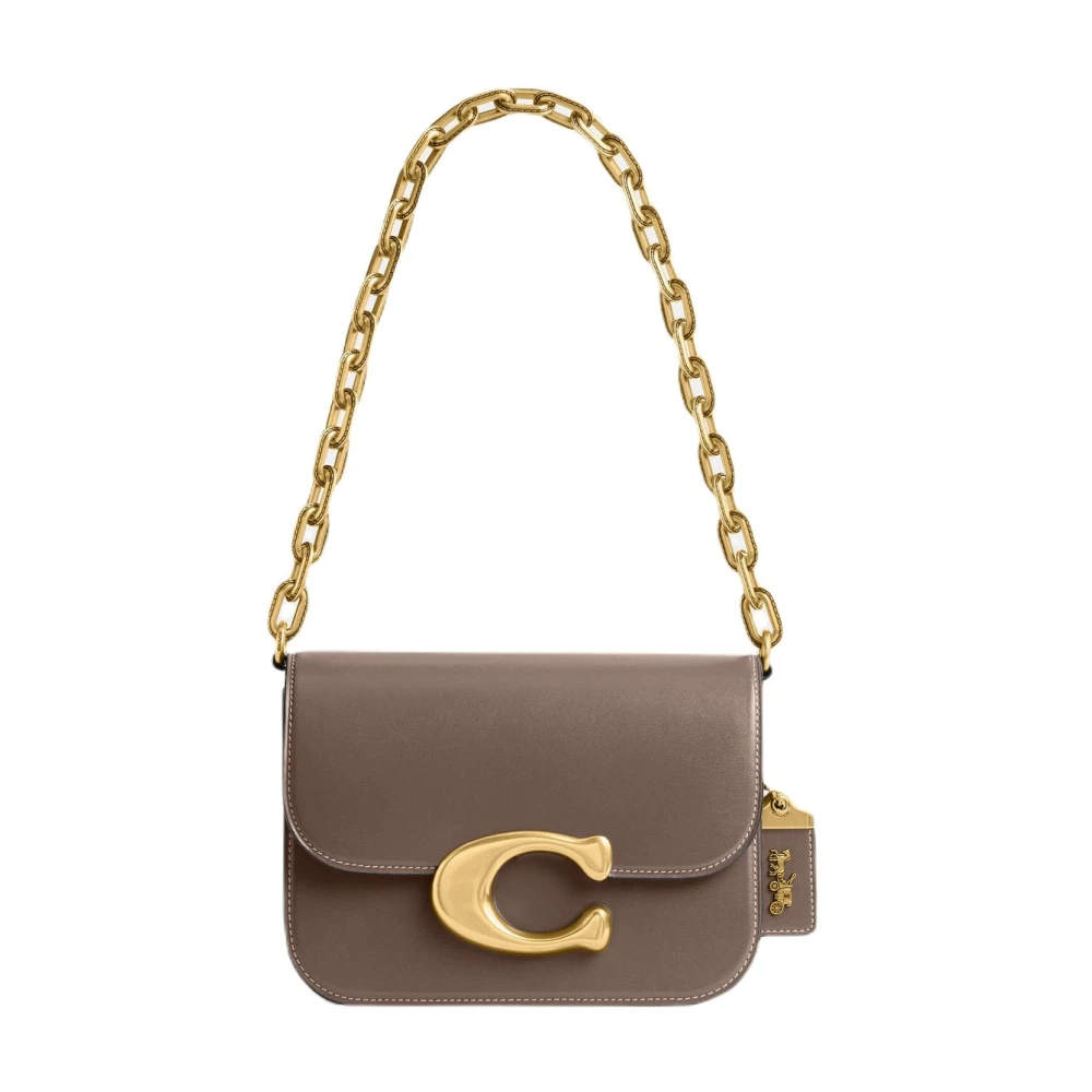 Coach Snygg Idol Bag för modeintresserade Beige, Dam