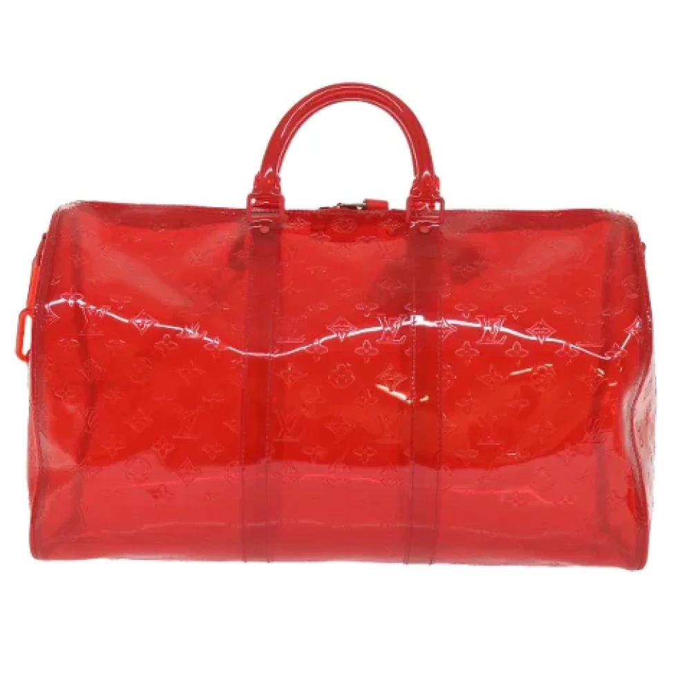 Louis Vuitton Vintage Pre-owned Plastic handbags Red Dames
