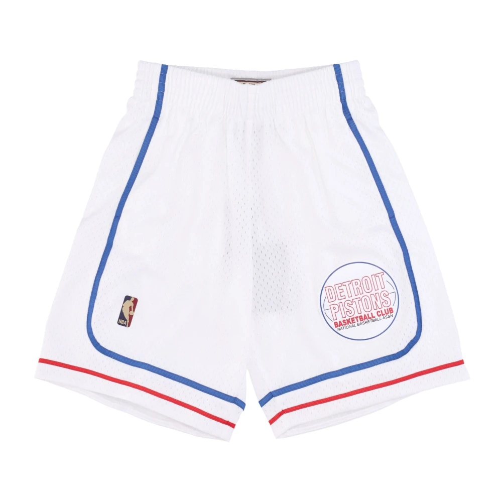 Mitchell & Ness NBA HWC Basketbalshorts 2007 Detroit Pistons White Heren