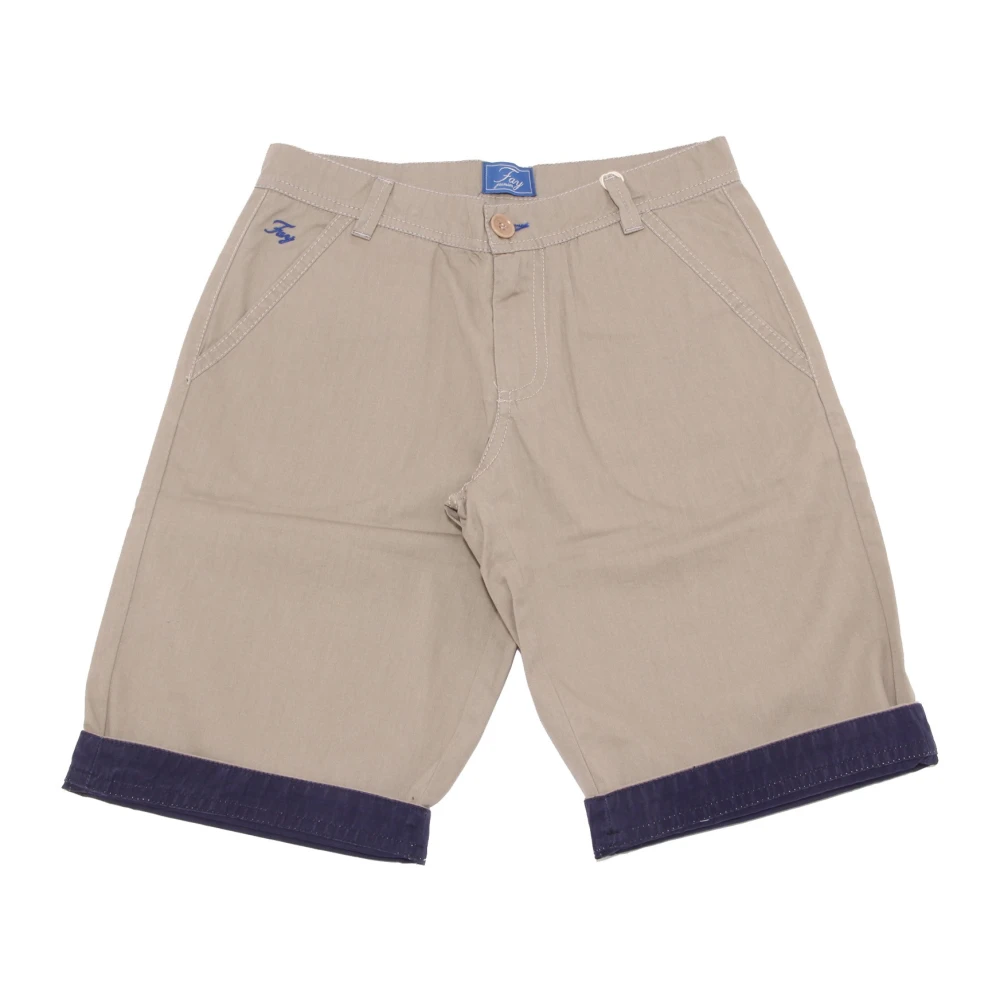 Fay Boys Beige Shorts, 10 Y, Short Pant