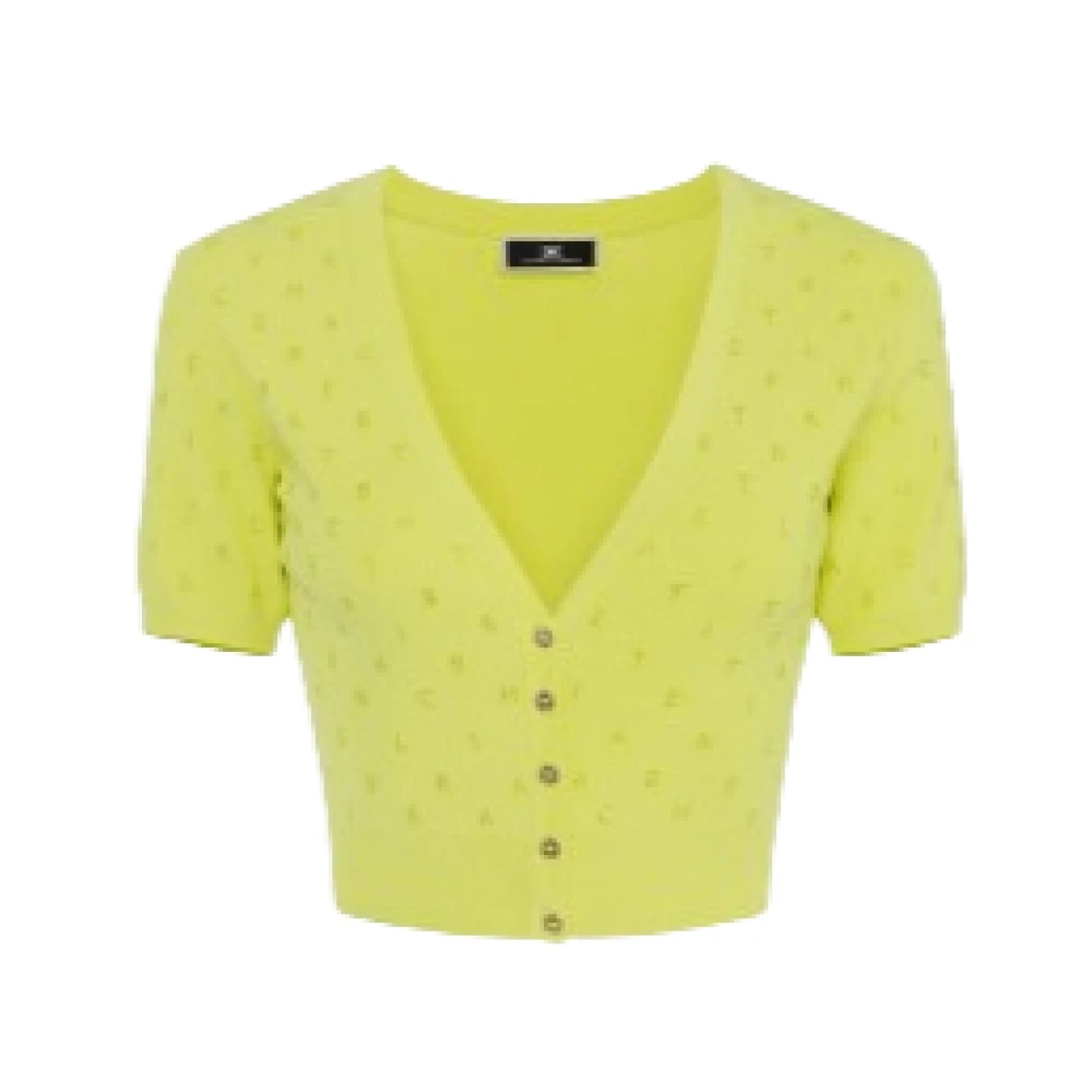 Knitwear > Cardigans - - Elisabetta Franchi - Modalova