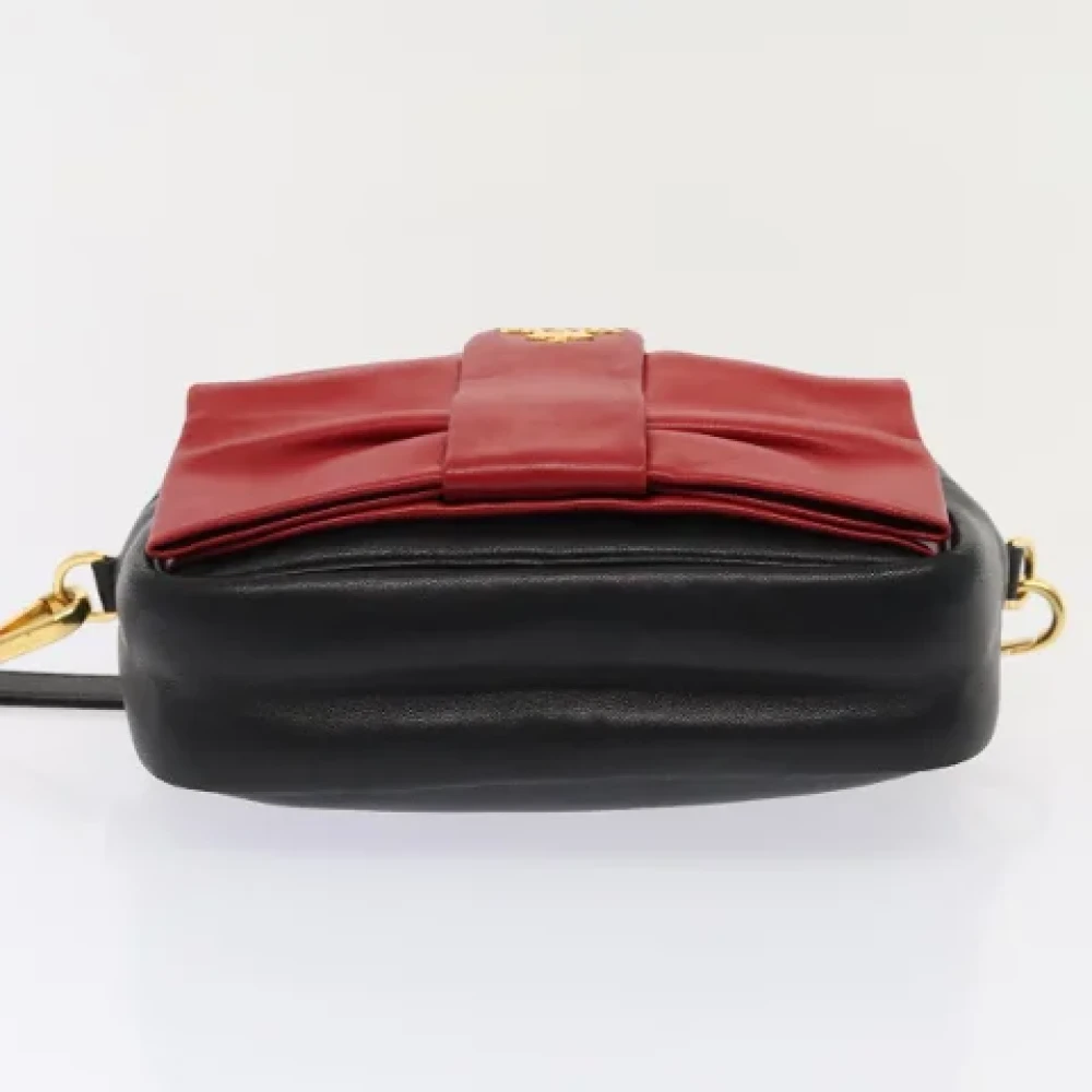 Prada Vintage Pre-owned Leather prada-bags Red Dames