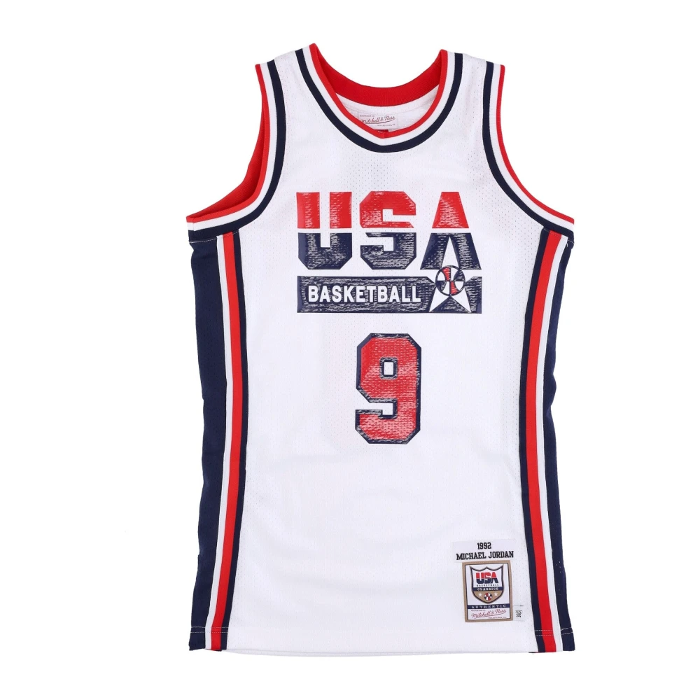 Mitchell & Ness Michael Jordan 1992 Team USA Tank Top White Heren