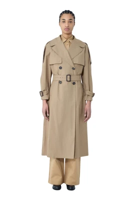 Klassisk Gabardine Trench Coat