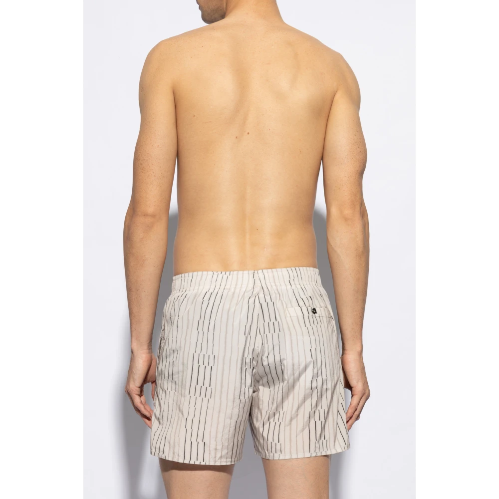 Giorgio Armani Zwembroek Gray Heren