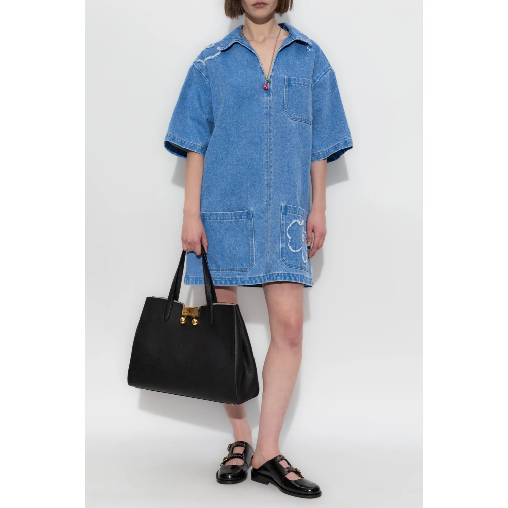 Marni Denim jurk Blue Dames