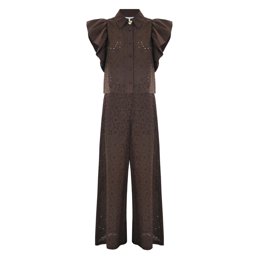 Kocca Stijlvolle Jumpsuits voor Vrouwen Brown Dames