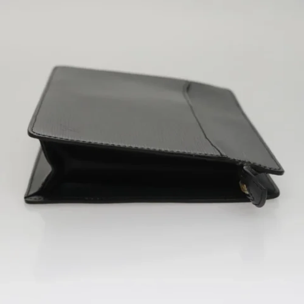 Louis Vuitton Vintage Pre-owned Leather clutches Black Dames