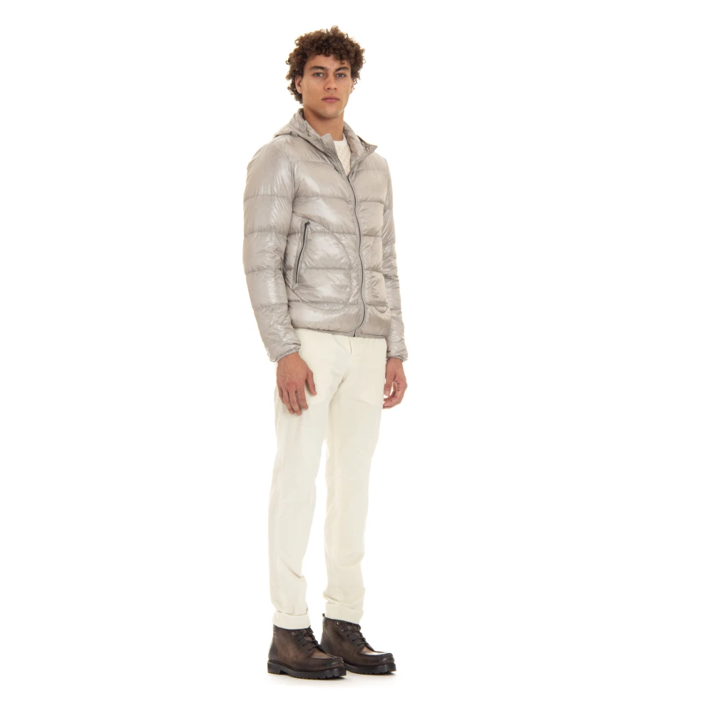 Herno Puffer Jacket Licht Warm Comfortabel Beige Heren