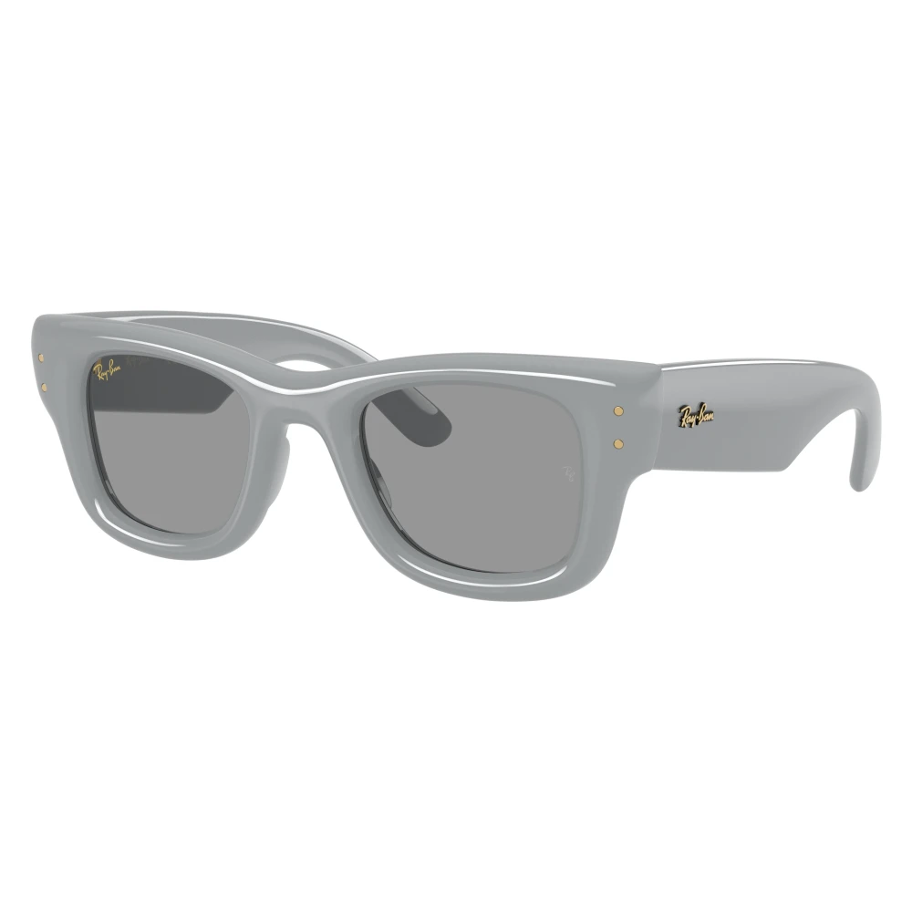 Ray-Ban Unisex Gray Wayfarer Puffer - Sunglasses - 50 Mm - Accessories