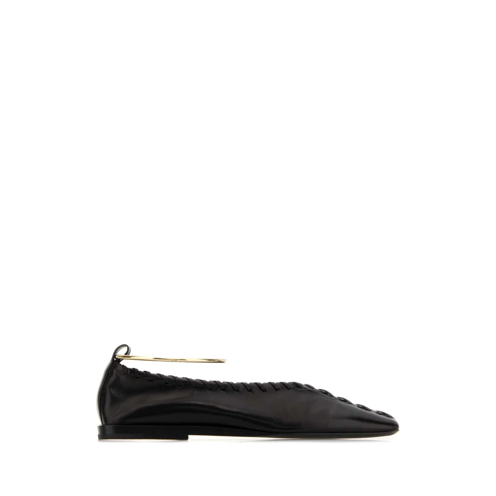 Jil Sander Kvinno Svart Skor Dam, 40 Eu, Ballerina