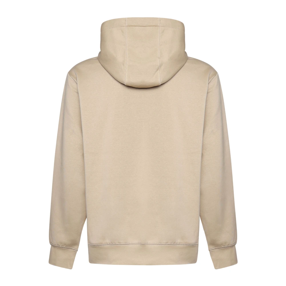 The North Face Beige hoodie met geborduurd logo Beige Heren