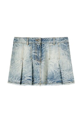 blue-denim-mini-skirt-with-palm-jacquard-patterns