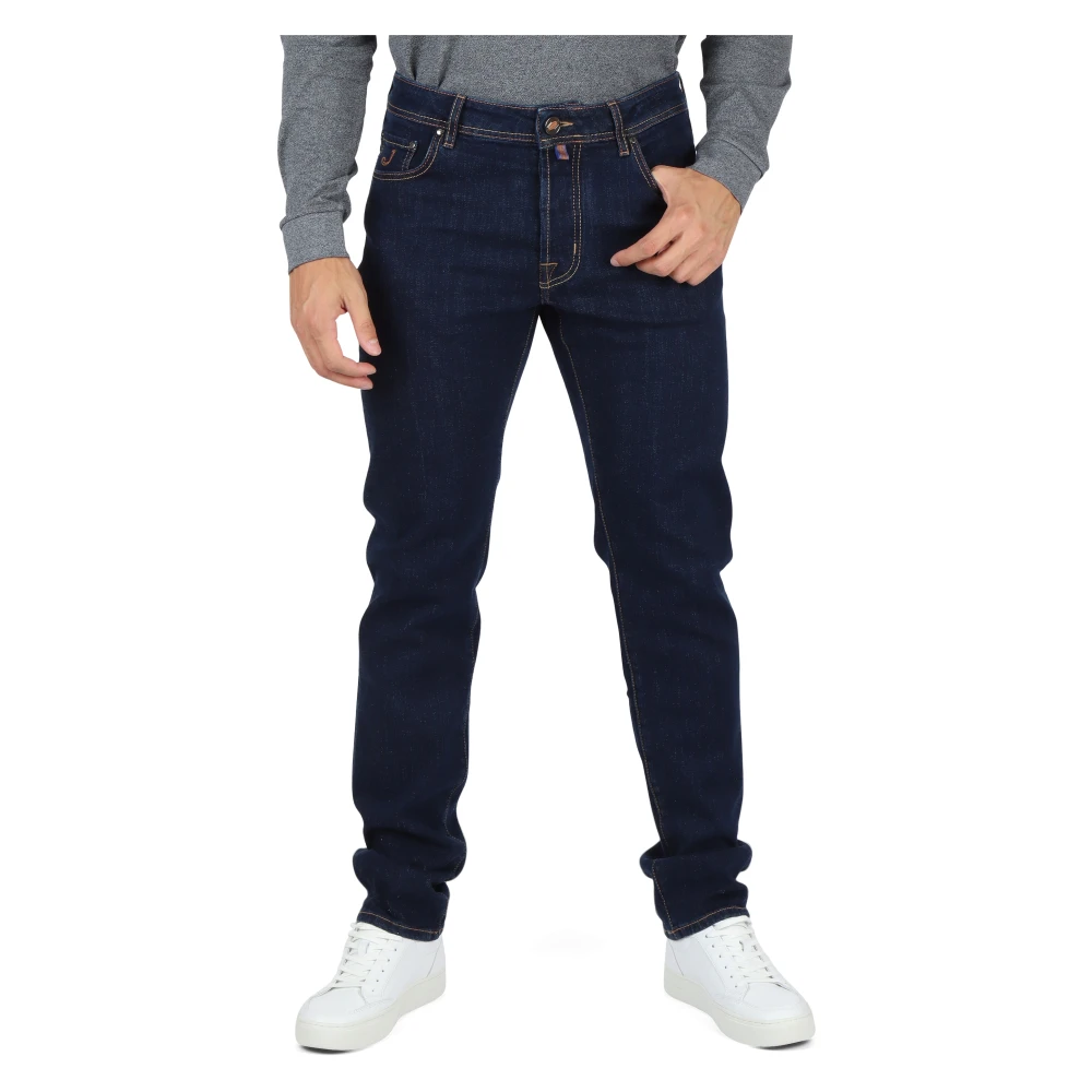 Jacob Cohën Slim Fit Vijf-Pocket Jeans Blue Heren