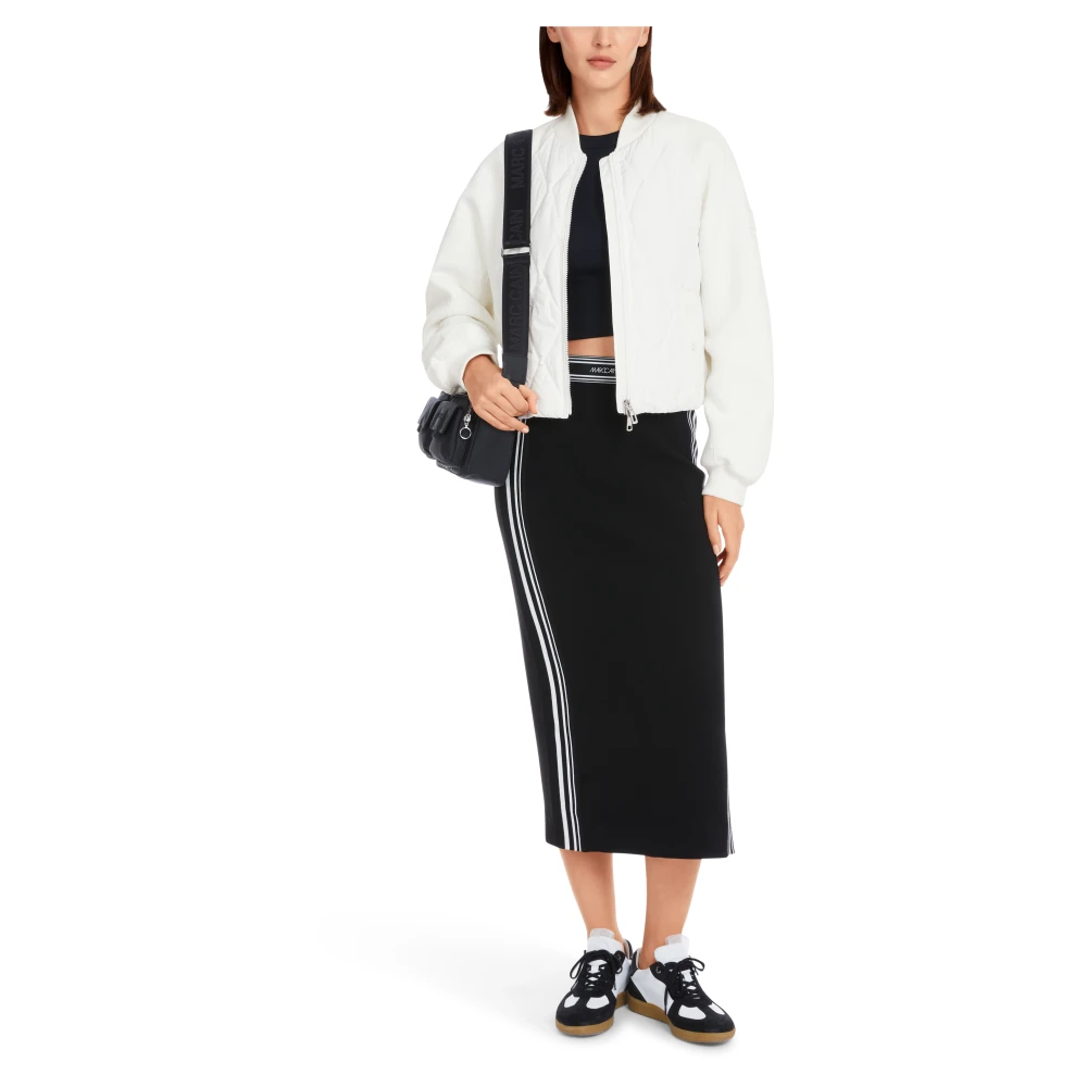 Marc Cain Oversized Cropped Jack Rethink Together White Dames