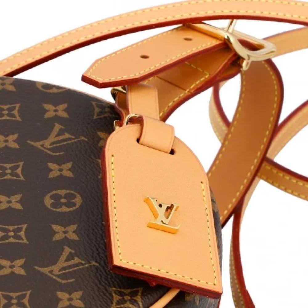Louis Vuitton Vintage Tweedehands Bruin Canvas Louis Vuitton Hoedendoos Brown Dames