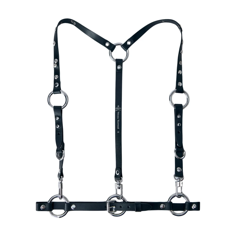 Vivienne Westwood Adjustable Leather Harness - Female - Braces - Black - M - Accessories