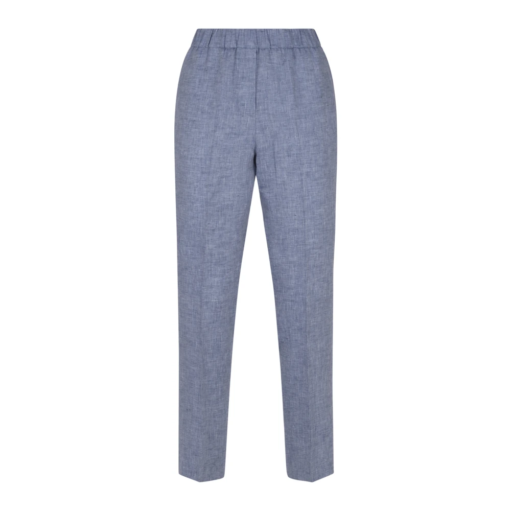 PESERICO Slim-fit Trousers Blue Dames
