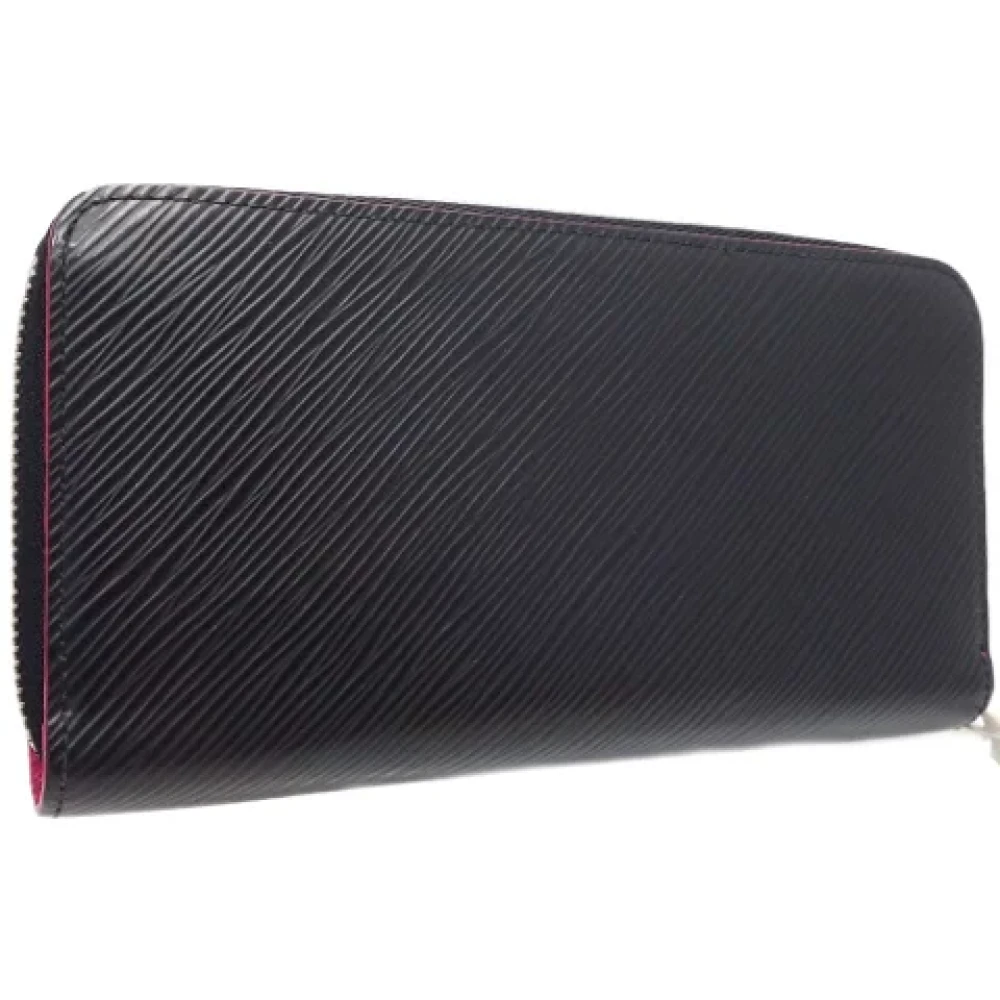Louis Vuitton Vintage Pre-owned Leather wallets Black Dames