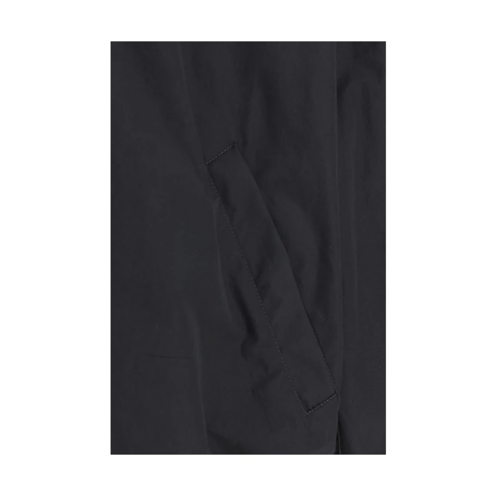 Balenciaga Katoenen jas met hoge kraag Black Heren