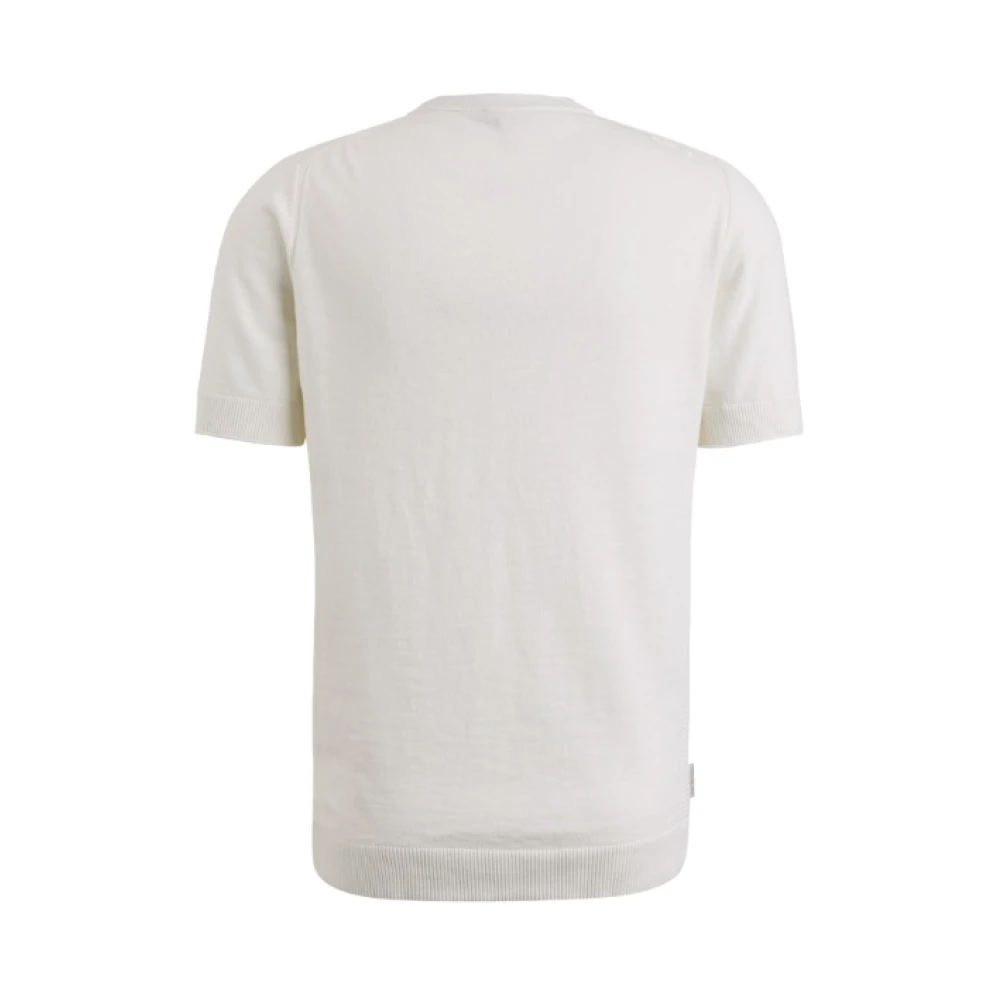 Cast Iron T-Shirt- CI Crewneck Cotton Slub White Heren