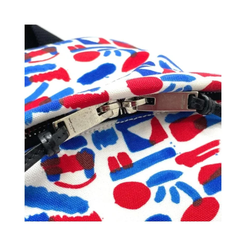 Yves Saint Laurent Vintage Pre-owned Cotton backpacks Multicolor Dames