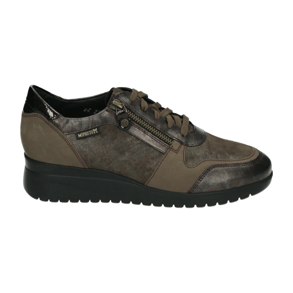 Mephisto Sportieve Lage Damesschoenen Dames Schoenen Bruin