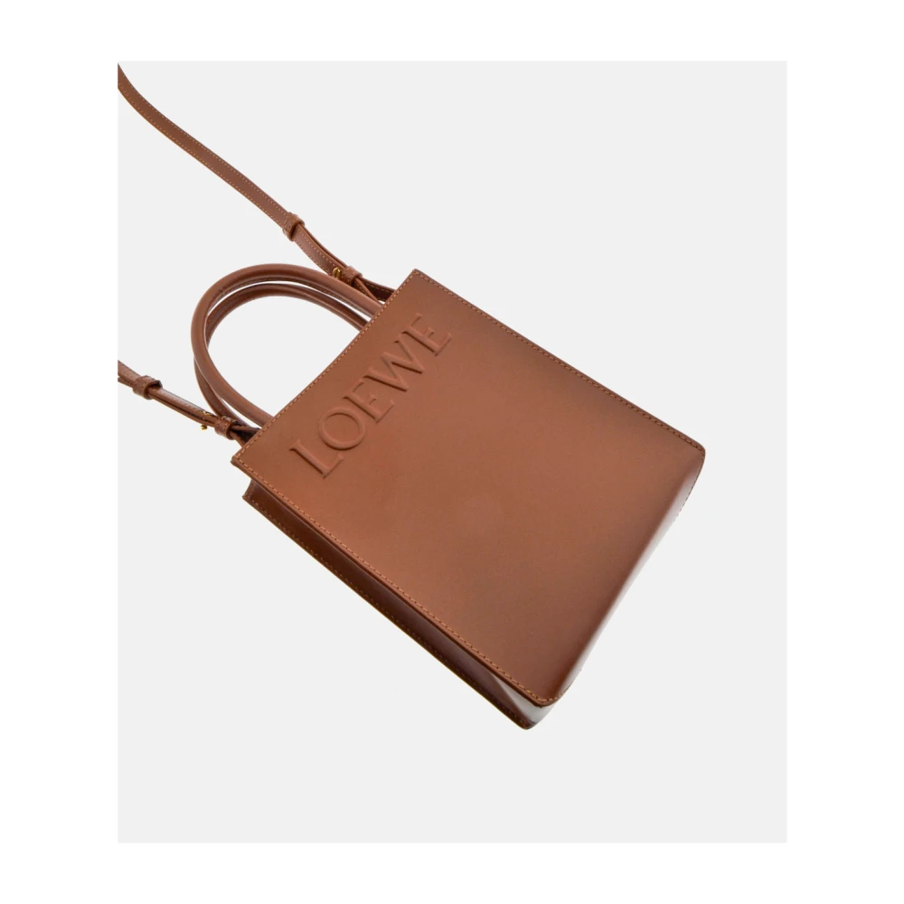 Loewe Mini A5 Tote in Kameel Brown Dames