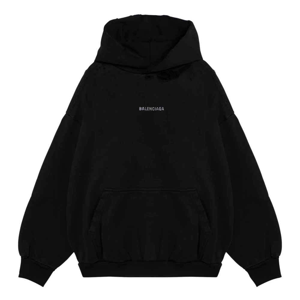 Balenciaga Hoodie Black Dames