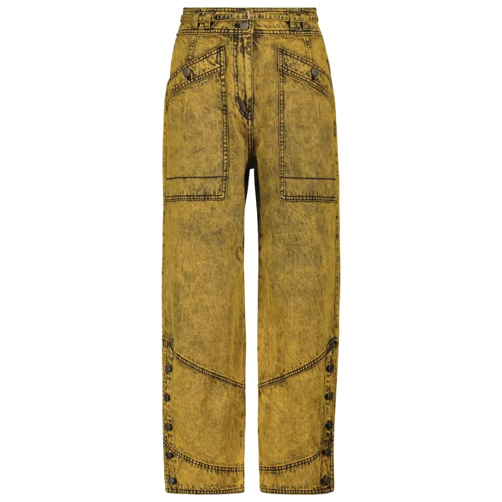 Ulla Johnson Dorado Marigold Höga Jeans Yellow, Dam