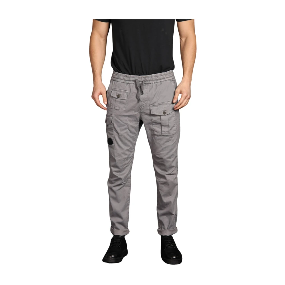 Mason's Heren Cargo Broek Wortelpas Grijs Gray Heren