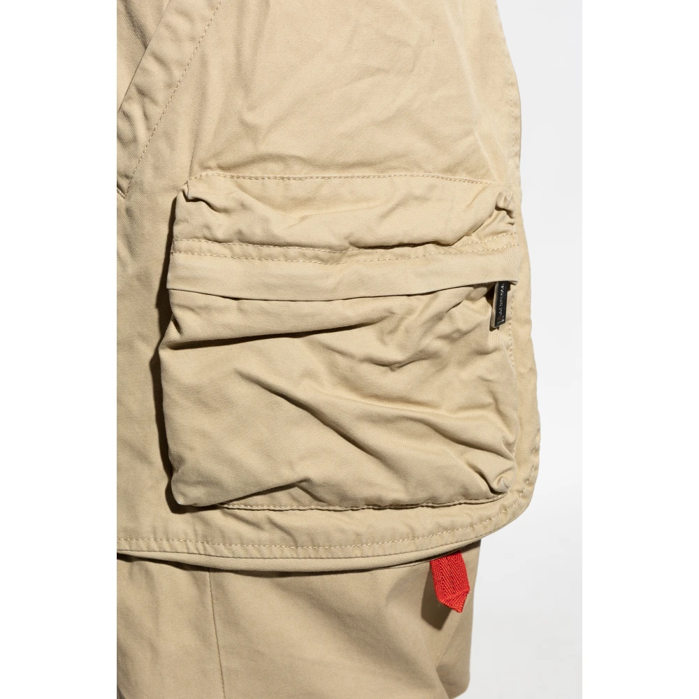 Dsquared2 Broek met patches Beige Heren