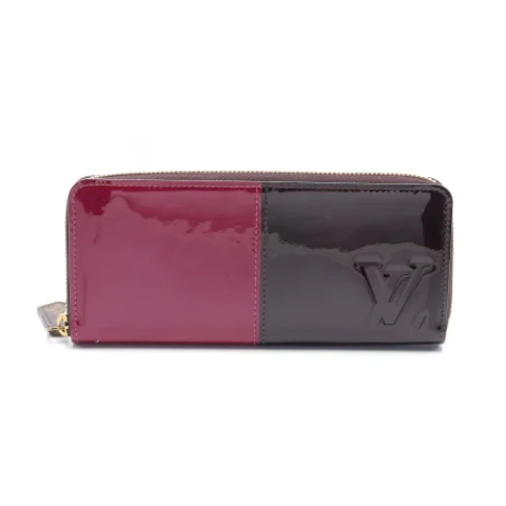 Louis Vuitton Vintage Pre-owned Leather wallets Red Dames