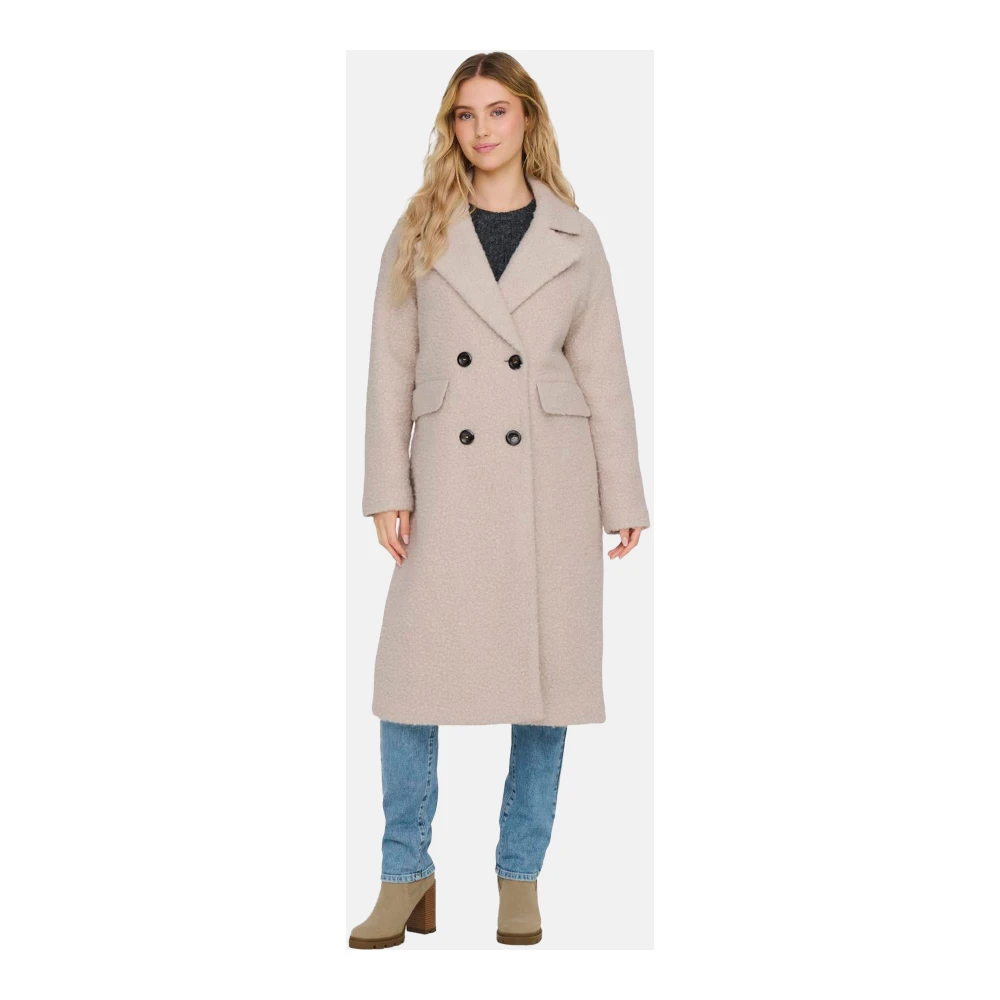 Only Stijlvolle Jas voor Mannen en Vrouwen Pink Dames